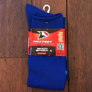 Pro Feet Royal Blue Knee High Athletic Socks